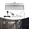 Kitcheniva Stainless Steel Fountain Waterfall Spillway With Multicolor LED Light Remote